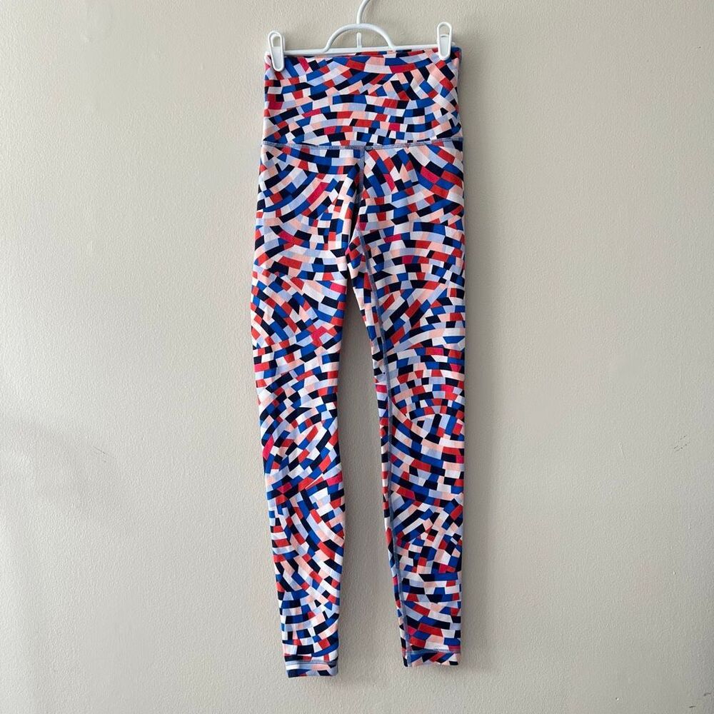 Lululemon Athletica Womens Wunder Under Capoeira Multi Activewear Pants Size 6